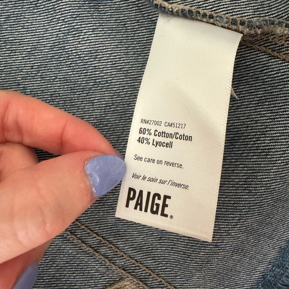 Paige Rowan distressed denim jacket - Picture 4 of 5